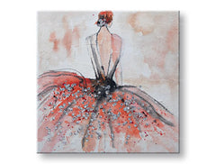 Ζωγραφισμένη τοιχογραφία ΓΥΝΑΙΚΑ 1 μέρος CFAZH6233E1 - 60x60 cm