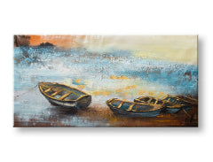 Ζωγραφική τοίχου BOATS 1 μέρος 100x50 cm CFAZH6353E1