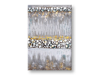 Ζωγραφισμένη εικόνα τοίχου ABSTRAKT 1 μέρος 60x90 cm CWF1014W-3E1