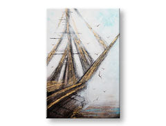 Ζωγραφισμένος πίνακας τοίχου ABSTRAKT 1 μέρος CWF1099WE1 - 60x90 cm