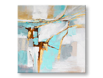 Ζωγραφισμένος πίνακας τοίχου ABSTRAKT 1 μέρος CWF11044W1E1 - 70x70 cm