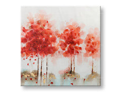 Ζωγραφισμένη εικόνα τοίχου ABSTRAKT 1 μέρος CWF11078WE1 - 70x70 cm