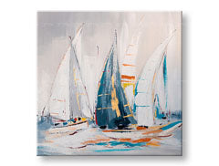 Ζωγραφισμένη εικόνα τοίχου ABSTRAKT 1 μέρος CWF11267WE1 - 80x80 cm