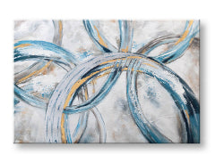 Ζωγραφισμένος πίνακας τοίχου ABSTRAKT 1 μέρος 120x80 cm CWF11421WE1