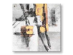 Ζωγραφισμένος πίνακας τοίχου ABSTRAKT 1 μέρος CWF1143L1E1 - 60x60 cm