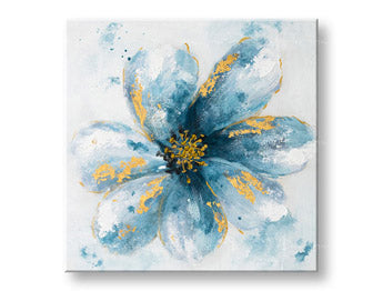 Ζωγραφισμένη εικόνα τοίχου FLOWERS 1 μέρος CWF1274HE1 - 50x50 cm