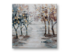 Ζωγραφισμένη εικόνα τοίχου TREES 1 μέρος 60x60 cm CWF1327HE1