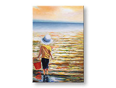 Ζωγραφισμένη εικόνα τοίχου MORE 1 μέρος 60x90 cm CWF1485SDE1