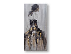 Ζωγραφισμένη τοιχογραφία ΓΥΝΑΙΚΑ 1 μέρος 50x100 cm CWF1527HE1