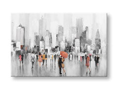 Ζωγραφισμένη τοιχογραφία ΑΝΘΡΩΠΟΙ 1 μέρος CWF1690SDE1 - 120x80 cm