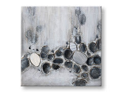 Ζωγραφισμένη εικόνα τοίχου ABSTRAKT 1 μέρος CWFAB023 - 100x100 cm