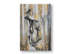 Ζωγραφισμένη εικόνα τοίχου GORILA 1 μέρος CWFAN081 - 80x120 cm