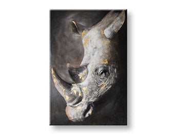 Ζωγραφισμένη εικόνα τοίχου NOSOROŽEC 1 μέρος CWFAN082 - 80x120 cm