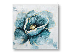 Ζωγραφισμένη εικόνα τοίχου FLOWERS 1 μέρος CWFFL028 - 50x50 cm