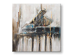 Ζωγραφισμένη τοιχογραφία ABSTRAKT 1 μέρος CWFIN034 - 100x100 cm