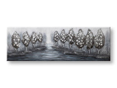 Ζωγραφισμένη τοιχογραφία ΔΕΝΔΡΑ 1 μέρος CWFTR029 - 150x50 cm