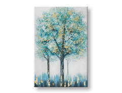 Ζωγραφισμένη τοιχογραφία ΔΕΝΔΡΑ 1 μέρος YOBCWFTR086 - 80x120 cm | διαφορετικά μεγέθη