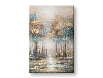 Ζωγραφισμένη τοιχογραφία ΔΕΝΔΡΑ 1 μέρος YOBCWFTR087 - 80x120 cm | διαφορετικά μεγέθη