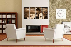 Χειροποίητος πίνακας ζωγραφικής POP Art HAVANA - AL PACINO 4 τεμάχια al17 | διαφορετικά μεγέθη