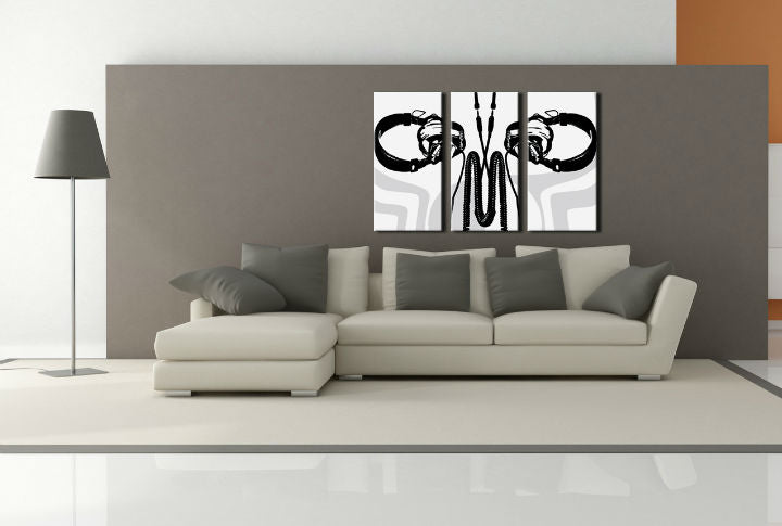 Χειροποίητη ζωγραφική POP Art DJ 3 τεμαχίων dj4 - εικόνα 2