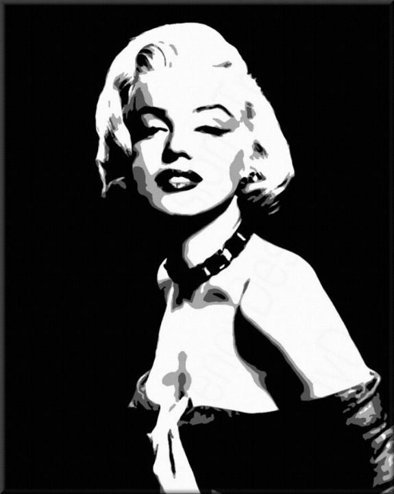 Χειροποίητος πίνακας ζωγραφικής POP Art Marilyn MONROE 1 τεμάχιο mon5