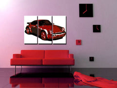 Χειροποίητη ζωγραφική POP Art PORSCHE 911 3 κομμάτι por2