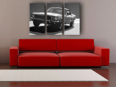 Χειροποίητος πίνακας ζωγραφικής POP Art BULLIT 3-part bul | διαφορετικά μεγέθη