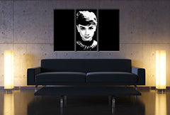 Χειροποίητος πίνακας ζωγραφικής POP Art Audrey HEPBHURN 3 piece ah | διαφορετικά μεγέθη