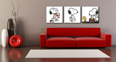 Χειροποίητη ζωγραφική POP Art SNOOPY 3 κομμάτι snoopy | διαφορετικά μεγέθη
