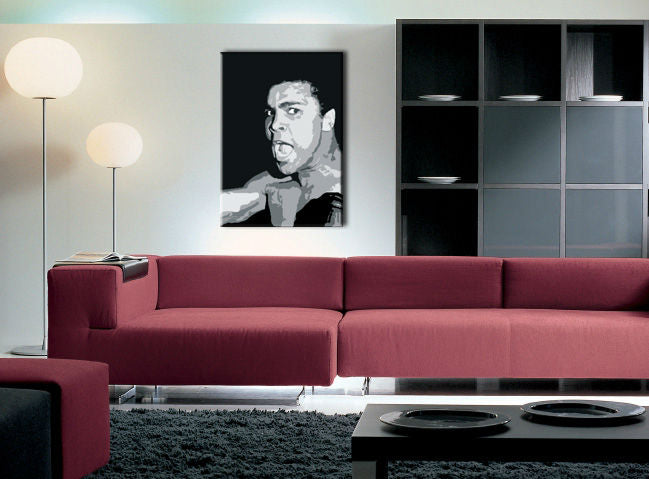 Χειροποίητος πίνακας POP Art Muhamad Ali | διάφορα μεγέθη