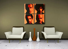Χειροποίητος πίνακας ζωγραφικής POP Art Coldplay 4 τεμάχια cp2 - εικόνα 2