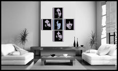 Χειροποίητος πίνακας POP Art Pink Floyd, σετ 4 τεμαχίων | διάφορα μεγέθη