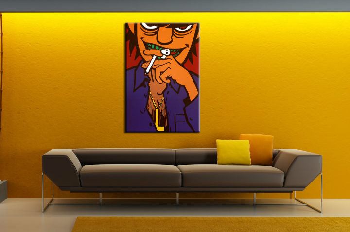 Χειροποίητος πίνακας ζωγραφικής POP Art Gorillaz 1 κομμάτι gor