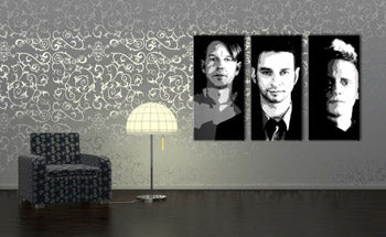 Χειροποίητη ζωγραφική POP Art των Depeche Mode 3 μέρη 000 dep | διαφορετικά μεγέθη