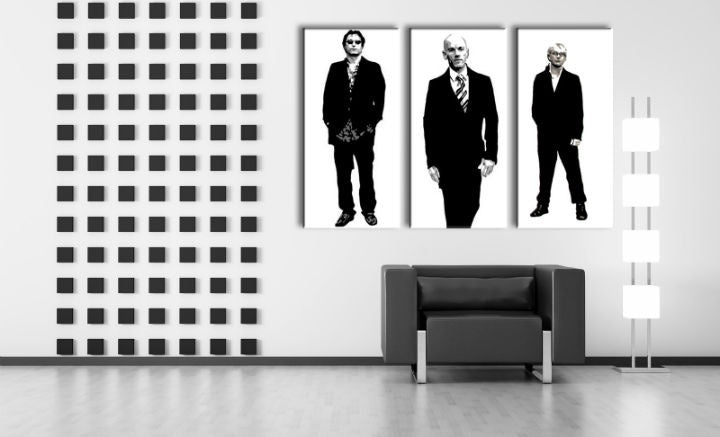Χειροποίητος πίνακας ζωγραφικής POP Art REM 3 piece rem - εικόνα 2