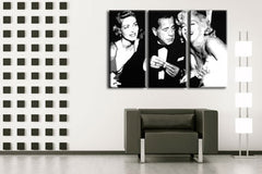 Χειροποίητος πίνακας ζωγραφικής POP Art AL Bogard 3 piece bog2 | διαφορετικά μεγέθη