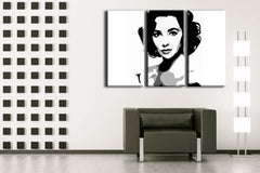 Χειροποίητος πίνακας POP Art Elizabeth Taylor | διάφορα μεγέθη