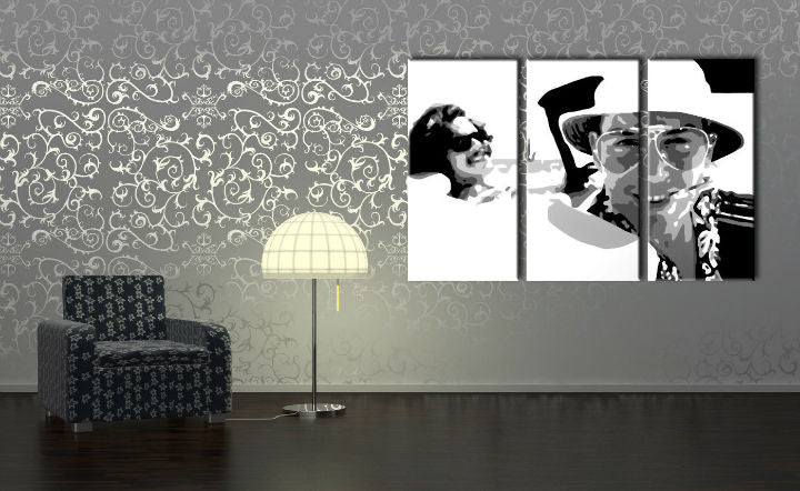 Χειροποίητος πίνακας POP Art Φόβος και Αηδία στο Λας Βέγκας | διάφορα μεγέθη
