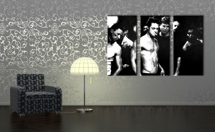 Χειροποίητη ζωγραφική POP Art Fight Club 3 τεμάχια fc