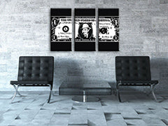 Χειροποίητος πίνακας ζωγραφικής POP Art AL CAPONE 3 τεμάχια ac2 | διαφορετικά μεγέθη