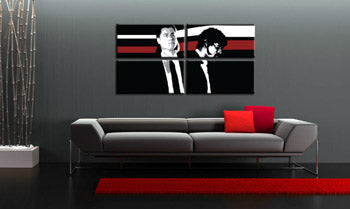 Χειροποίητος πίνακας ζωγραφικής POP Art Pulp Fiction 4 piece pulp | διαφορετικά μεγέθη