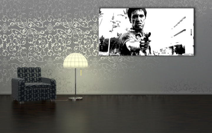 Χειροποίητη ζωγραφική POP Art Scarface 1 μέρος smp