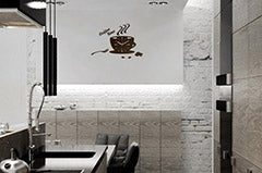 Ρολοι τοιχου Cup Clock NH015