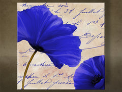 Βαμμένη ζωγραφική τοίχου FLOWERS NU0038E1 | διάφορα μεγέθη
