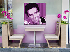 Χειροποίητος πίνακας ζωγραφικής POP Art Elvis Presley 1 τεμάχιο el4 | διαφορετικά μεγέθη