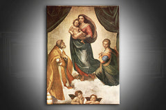 Πίνακας σε καμβά Sistine Madonna – Raffaello Santi | διάφορα μεγέθη