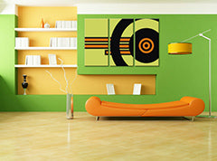 Χειροποίητος πίνακας ζωγραφικής POP Art ABSTRAKT 3-part abstr1 | διαφορετικά μεγέθη