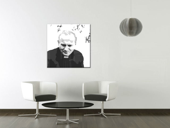 Χειροποίητος πίνακας POP Art JOHN PAUL II. | διάφορα μεγέθη