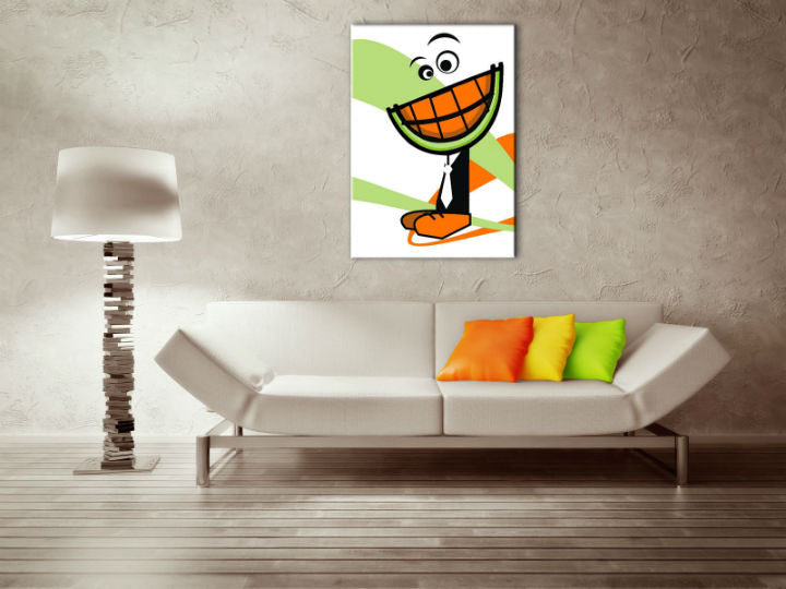 Χειροποίητη ζωγραφική POP Art MELON 1 τεμάχιο πεπόνι