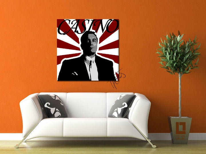 Χειροποίητη ζωγραφική POP Art CASINO 1 μέρος cas